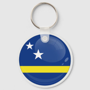 Curaçao Ronde pictogram vlag Sleutelhanger