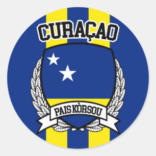Curaçao Ronde Sticker