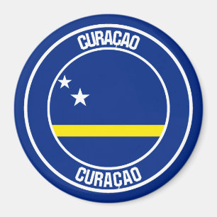 Curaçao Round Emblem Magneet