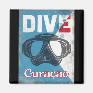 Curaçao scuba duikmasker magneet