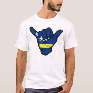 Curaçao Shaka Hand Vlag T-shirt