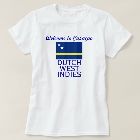 Curaçao-shirt T-shirt (Design voorkant)