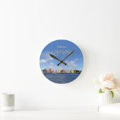 Curaçao Skyline Clock Ronde Klok (Huis)