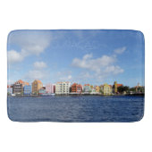 Curaçao Skyline w/out-tekst (aanpasbaar) Badmat (Voorkant)