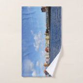 Curaçao Skyline w/out-tekst (aanpasbaar) Handdoek (Handdoek)