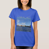 Curaçao Skyline w/out-tekst (aanpasbaar) T-shirt (Voorkant)