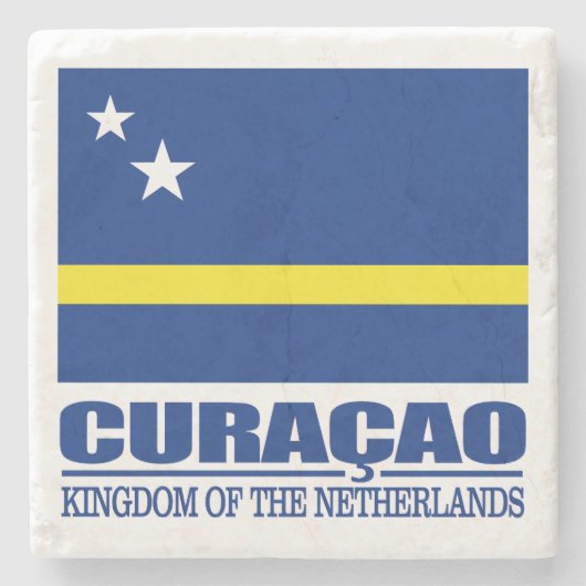 Curacao Stenen Onderzetter (Voorkant)