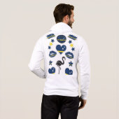 Curaçao-strand Hoodie (Achterkant volledig)