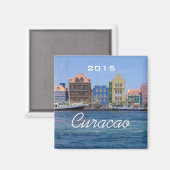 Curacao Travel Seaside Koelkast Magnet Verander Ja (Voorkant / Achterkant)