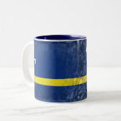 Curacao Tweekleurige Koffiemok (Voorkant links)