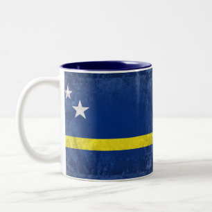 Curacao Tweekleurige Koffiemok