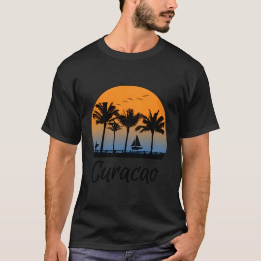 Curacao Vakantie T-shirt (Voorkant)