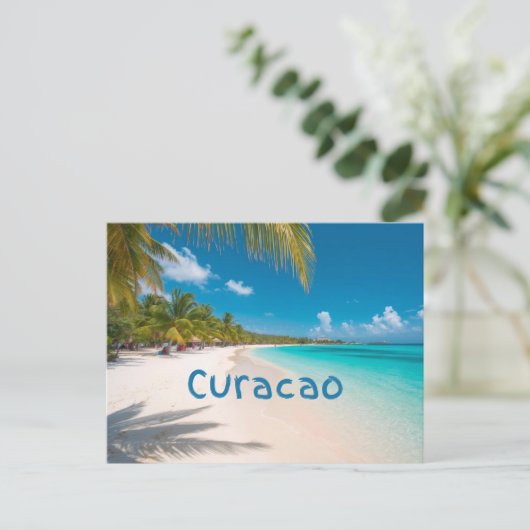 curacao vavation briefkaart (Staand voorkant)