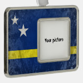 Curacao Verzilverd Omlijst Ornament (Rechts)