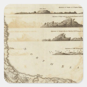 Curacao Vierkante Sticker
