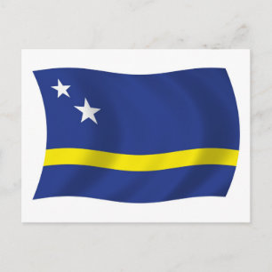Curaçao Vlag Ansichtkaart Briefkaart