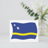 Curaçao Vlag Ansichtkaart Briefkaart (Staand voorkant)