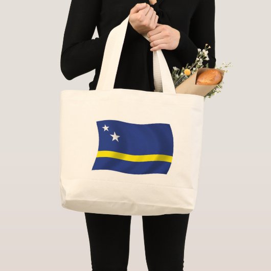 Curaçao-vlag Canvas tas (Voorkant (product))
