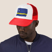 Curaçao Vlag Hoed Trucker Pet (In situ)