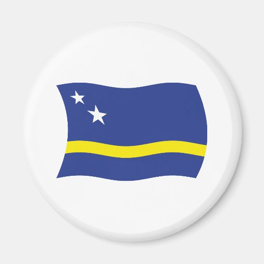 Curaçao Vlag Magneet (Voorkant)