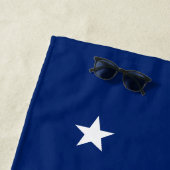 Curaçao-vlag met aanpasbare tekst strandlaken (In situ)