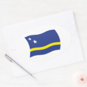 Curaçao Vlag Sticker (Envelop)