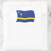 Curaçao Vlag Sticker (Tas)