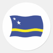 Curaçao-vlag Sticker (Voorkant)