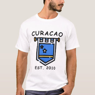 Curaçao vlag t-shirt