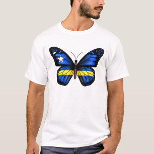 Curaçao Vlinder Vlag T-shirt