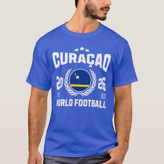 Curacao Voetbal 2026 T-shirt (Voorkant)