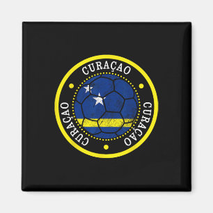Curaçao Voetbal Ll,curacao,vlag Van Curaçao,curaca Magneet