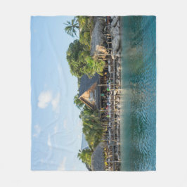 Curacao Zee Aquarium Beach Design Fleece Deken