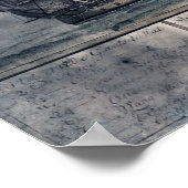 CuracaoPanoramic MapCuracao, Nederland Poster (Hoek)