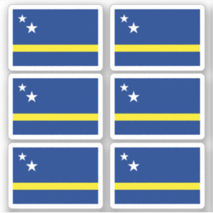 Curaçaose vlag sticker