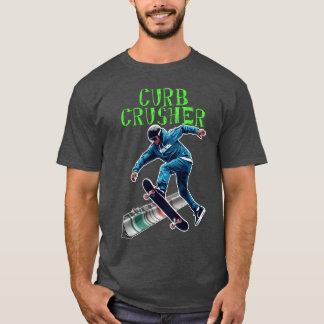 Curb Crusher grappig T-shirt
