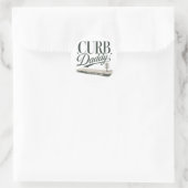 Curb Daddy Ronde Sticker (Tas)