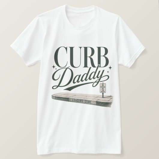 Curb Papa T-shirt (Design voorkant)