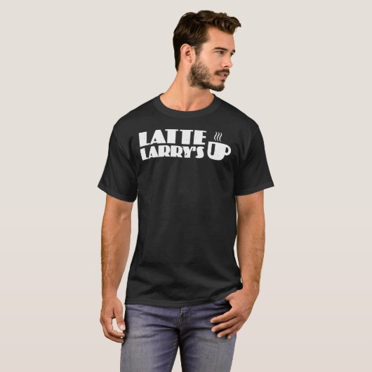  Curb Uw Latte Larry&x27;s Klassiek - Prof T-shirt (Voorkant volledig)