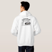 Curbside Mobile met informatie over een hoodie (Achterkant volledig)