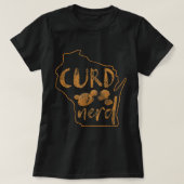 Curd Nerd Squeaky kaas T-shirt (Design voorkant)