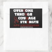 CURE...APS RECHTHOEKIGE STICKER (Tas)