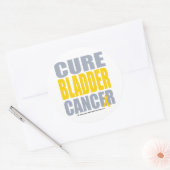 Cure-bladekanker Ronde Sticker (Envelop)