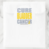 Cure-bladekanker Ronde Sticker (Tas)
