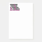 CURE... Borstkanker Post-it® Notes (Voorkant)