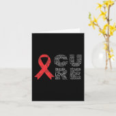 Cure Brain Aneurysm Awareness Chirgery Support Gra Kaart (Gele Bloem)