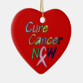Cure Cancer nu Multi-Ribbon Ornament (Rechts)