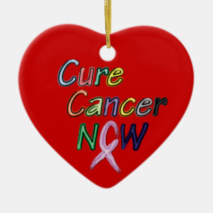 Cure Cancer nu Multi-Ribbon Ornament