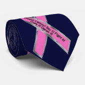 Cure Cancer Stropdas (Opgerold)