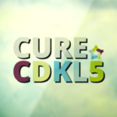 Cure CDKL5 Window Cling Raamsticker (Vel 3)